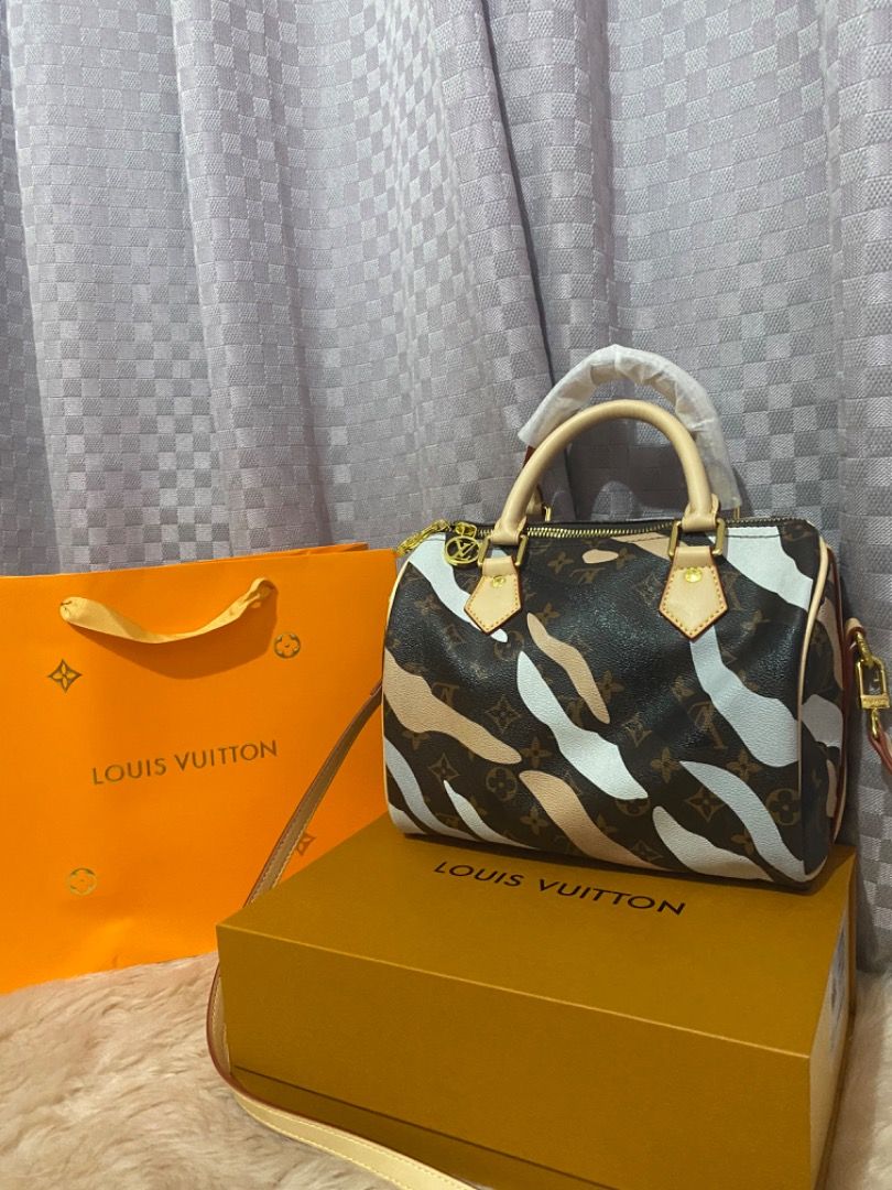 Louis Vuitton LVXLOL Speedy Bandouliere Monogram BB Gold/Silver in