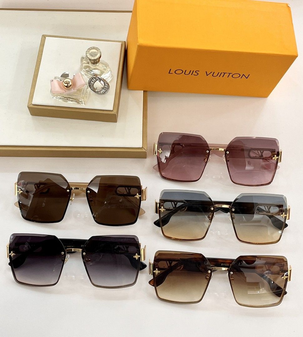 Louis Vuitton LV Waimea Sunglasses Brown Plastic. Size W