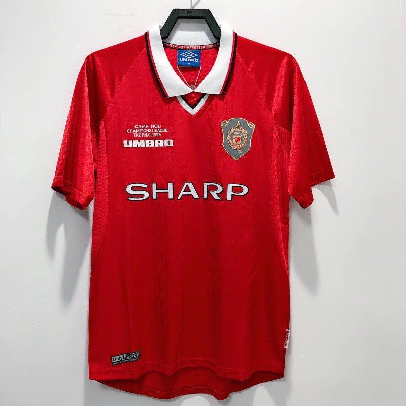 Manchester united retro jersey size L. beli di shopee rm50 for