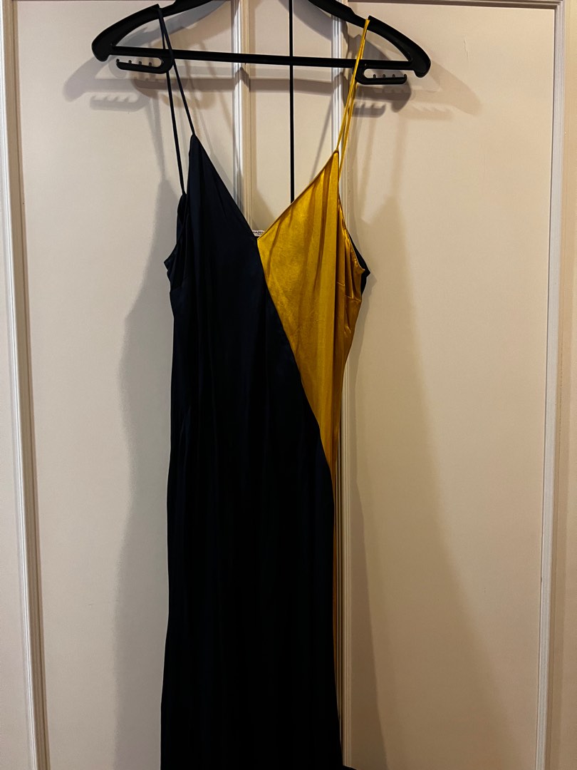 Mango outlet bicolor dress