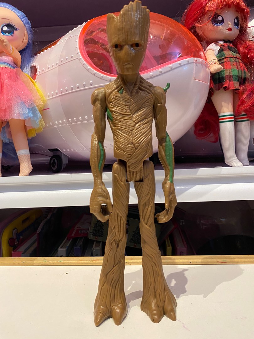 Marvel infinity war titan hero series groot with titan hero online power fx port