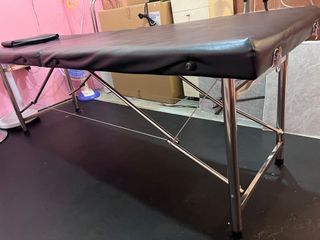 Massage Bed Leather Aluminum Frame with hole Salon Chair Barber Equipment Spa Massage Nails Supplier