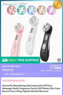 Mesotheraphy RF Face Massager