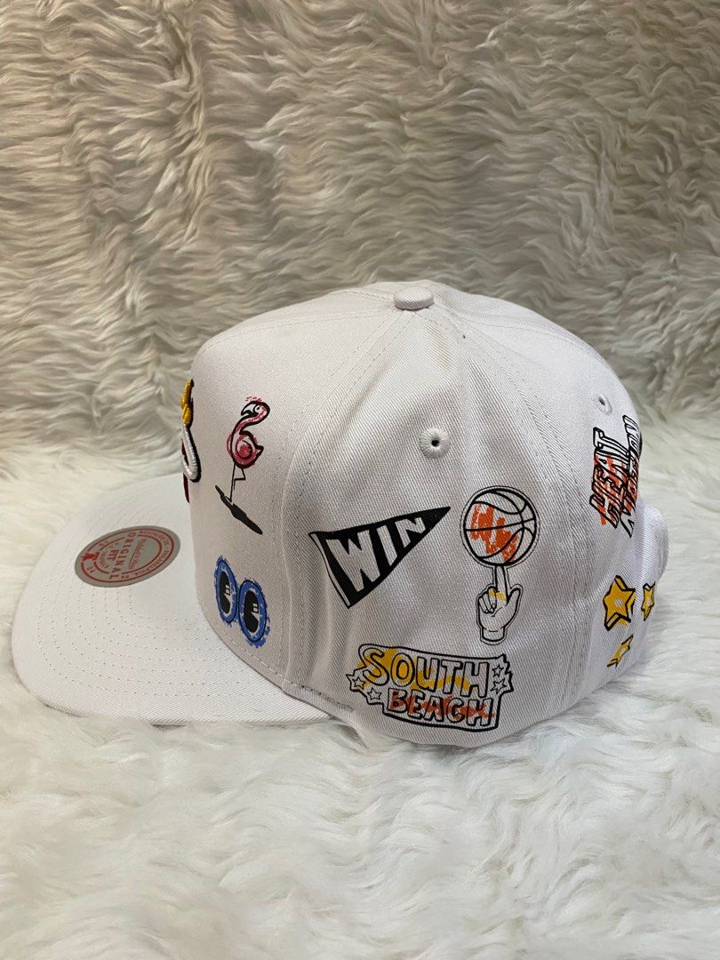 Mitchell and Ness Lakers M&N Playoff Wins Snapback White/ Black