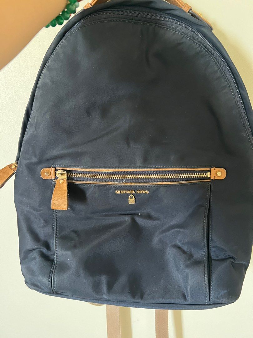 Michael Kors Kelsey Nylon Backpack Admiral Navy