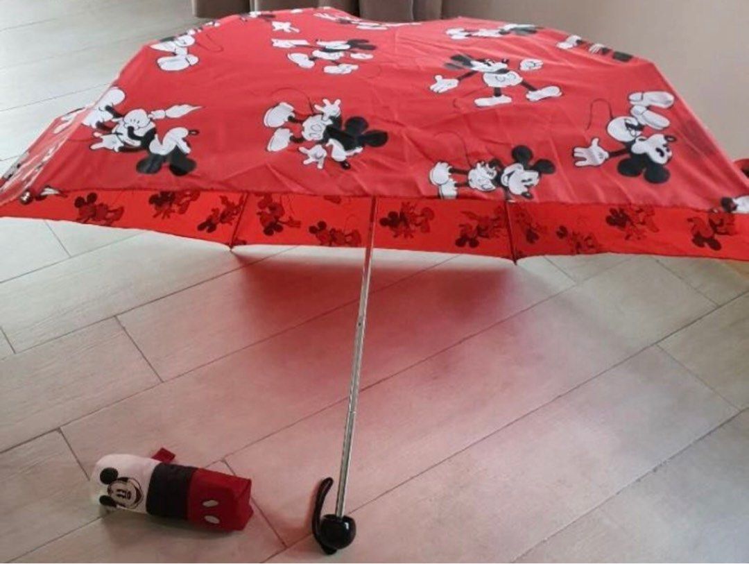 Mickey Mouse umbrellas, Hobbies & Toys, Travel, Umbrellas on Carousell