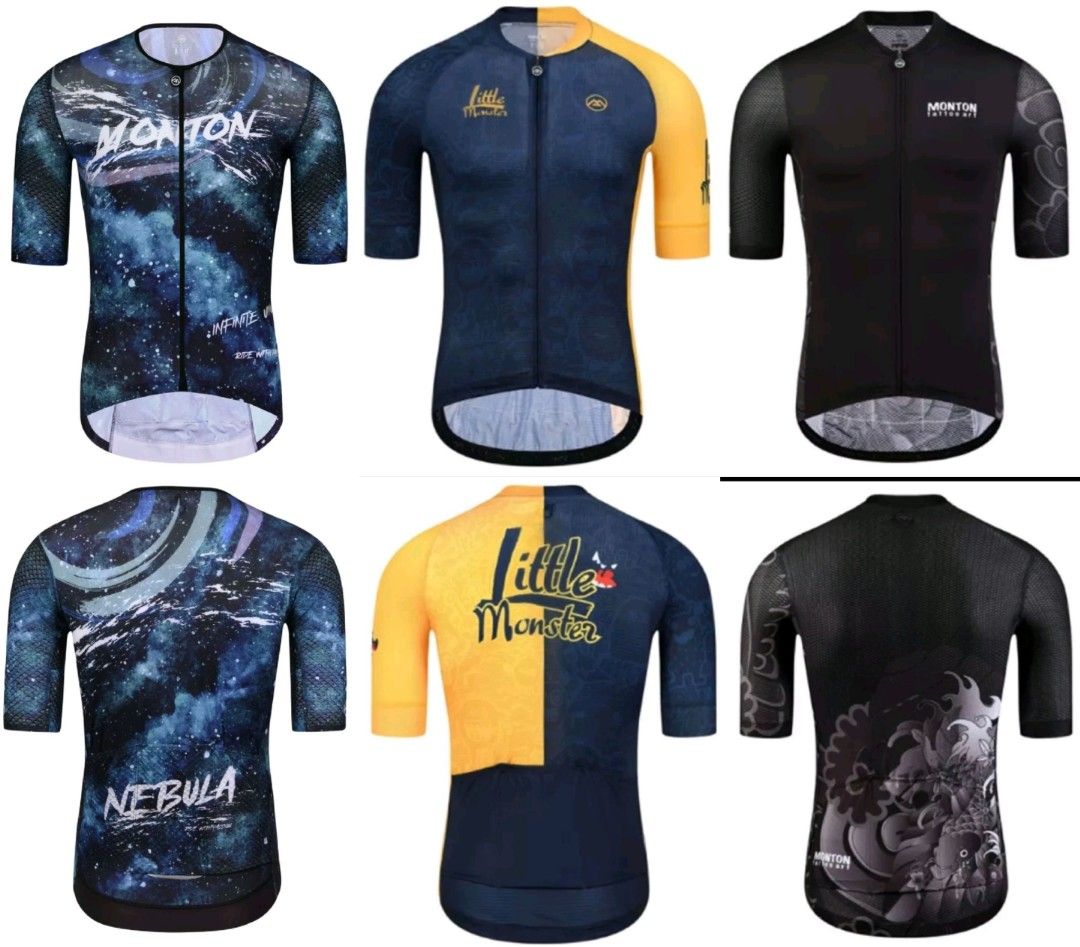 Monton Cycling Jersey size Asia S Men s Fashion Activewear on Carousell