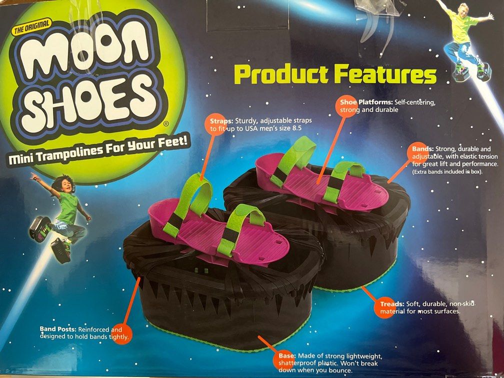  Moon Shoes Bouncy Shoes, Mini Trampolines for Your