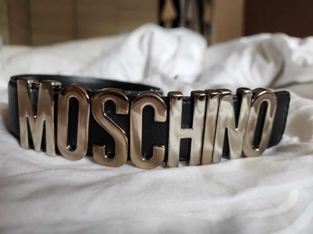 Moschino belt silver shop