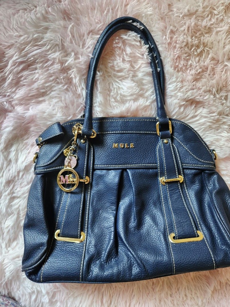 Mule Leather Shoulder Bag on Carousell