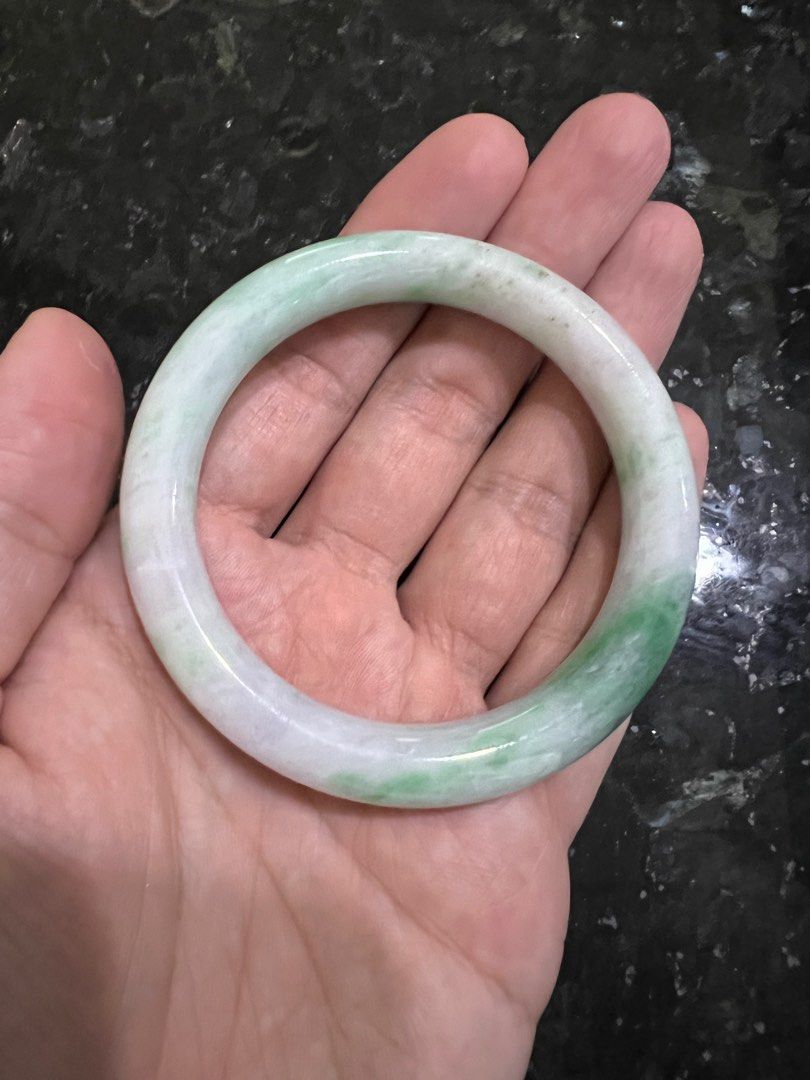 Natural Certified Grade A Jadeite Bangle Women s Fashion