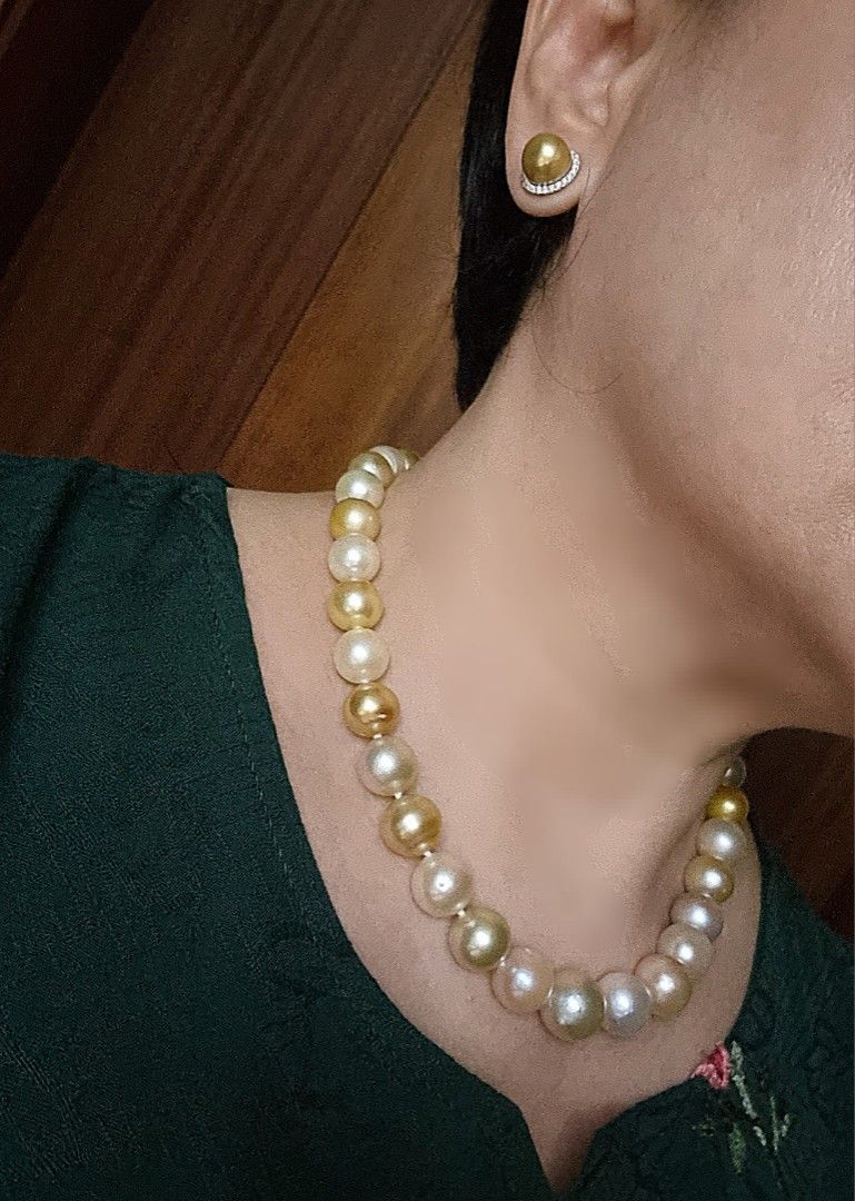 Certified discount pearl necklace