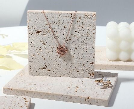 White natural stone jewelry online