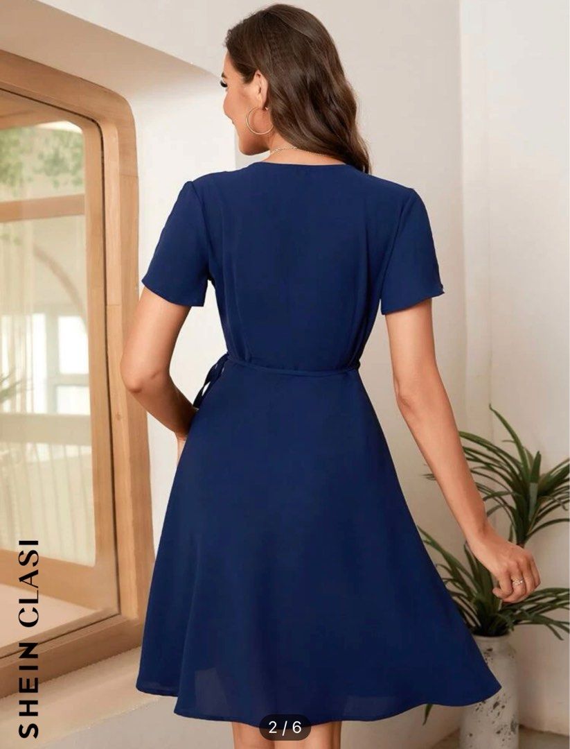 Gal meets hotsell glam navy dress