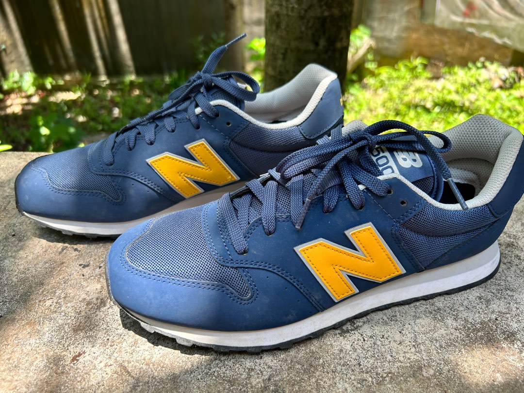 New balance 500 blue and yellow deals