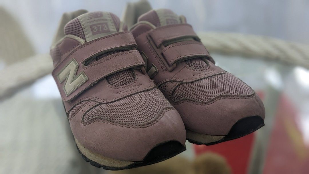 NEW BALANCE KIDS NB373 VELCRO STRIPE TRAINERS 100 AUTHENTIC Original