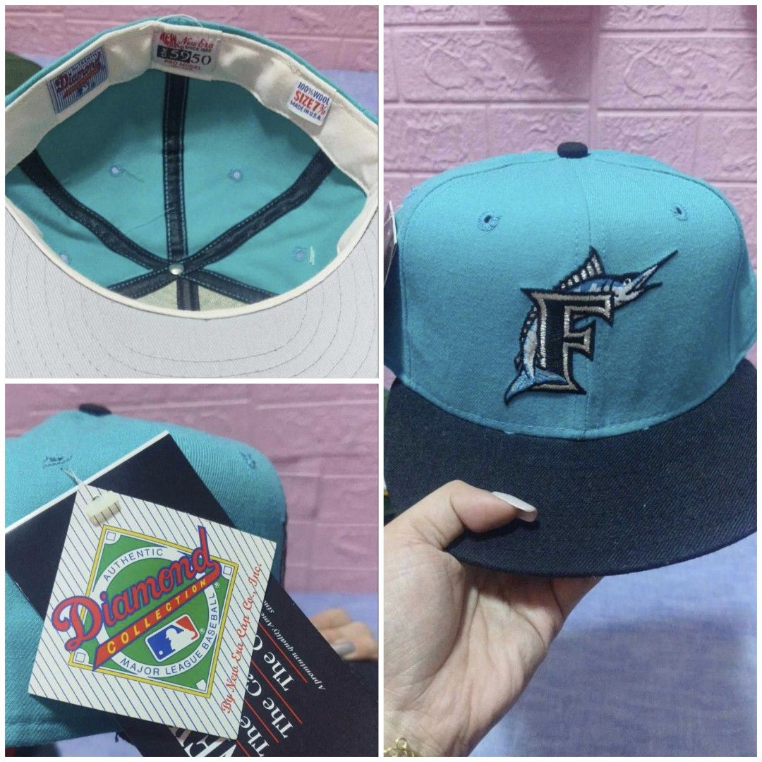 New Era, Accessories, Vtg Florida Marlins New Era Diamond Collection Hat