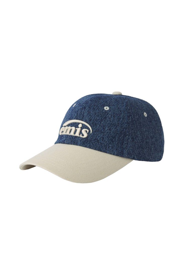 EMIS NEW LOGO DENIM BALL CAP 牛仔帽, 女裝, 手錶及配件, 帽- Carousell