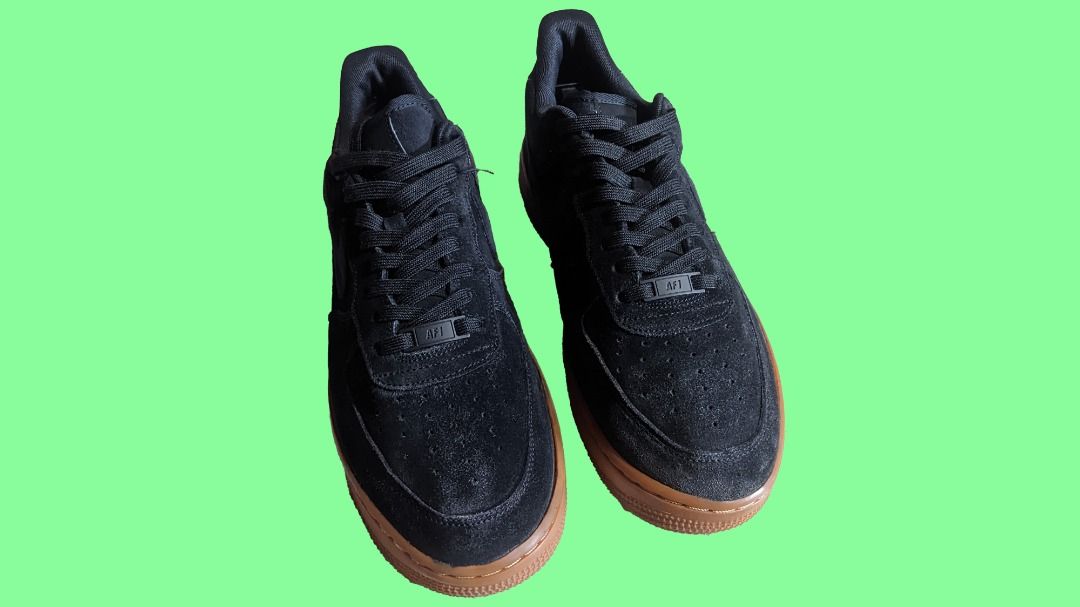 suede air force 1 gum sole