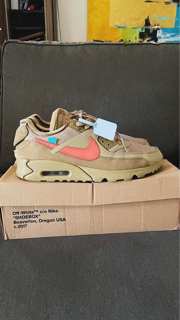 Nike air max 2017 off white desert ore new arrivals