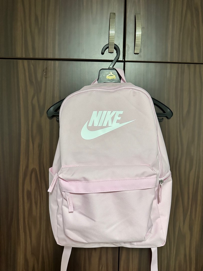 Grey and hotsell pink nike backpack