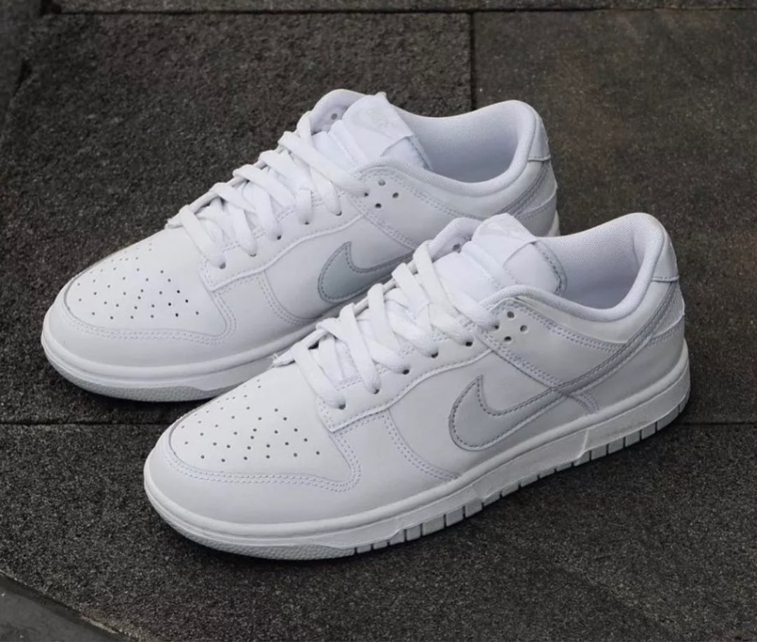 NIKE DUNK LOW WHITE PURE PLATINUM】白灰淺灰｜低筒男鞋DV0831-101