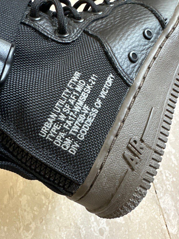 Nike SF Air Force 1 black US6