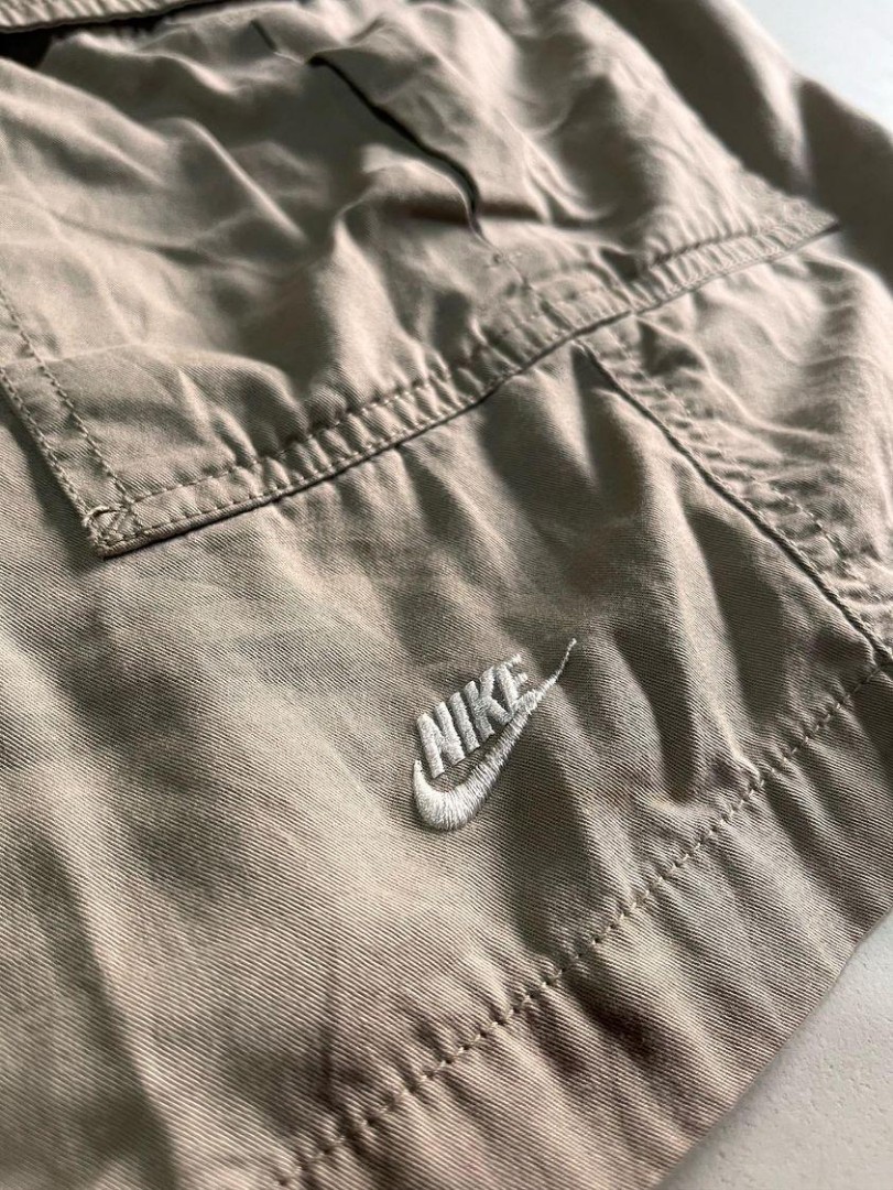 Nike Y2K Khaki Cargo shorts, Men's Fashion, Bottoms, Shorts on Carousell