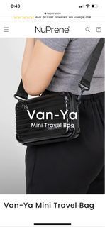 NuPrene Van-ya Black Mini Travel Bag