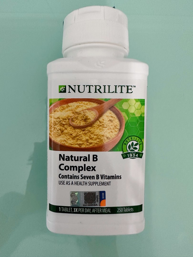 Nutrilite Natural B Complex, Health & Nutrition, Health Supplements ...