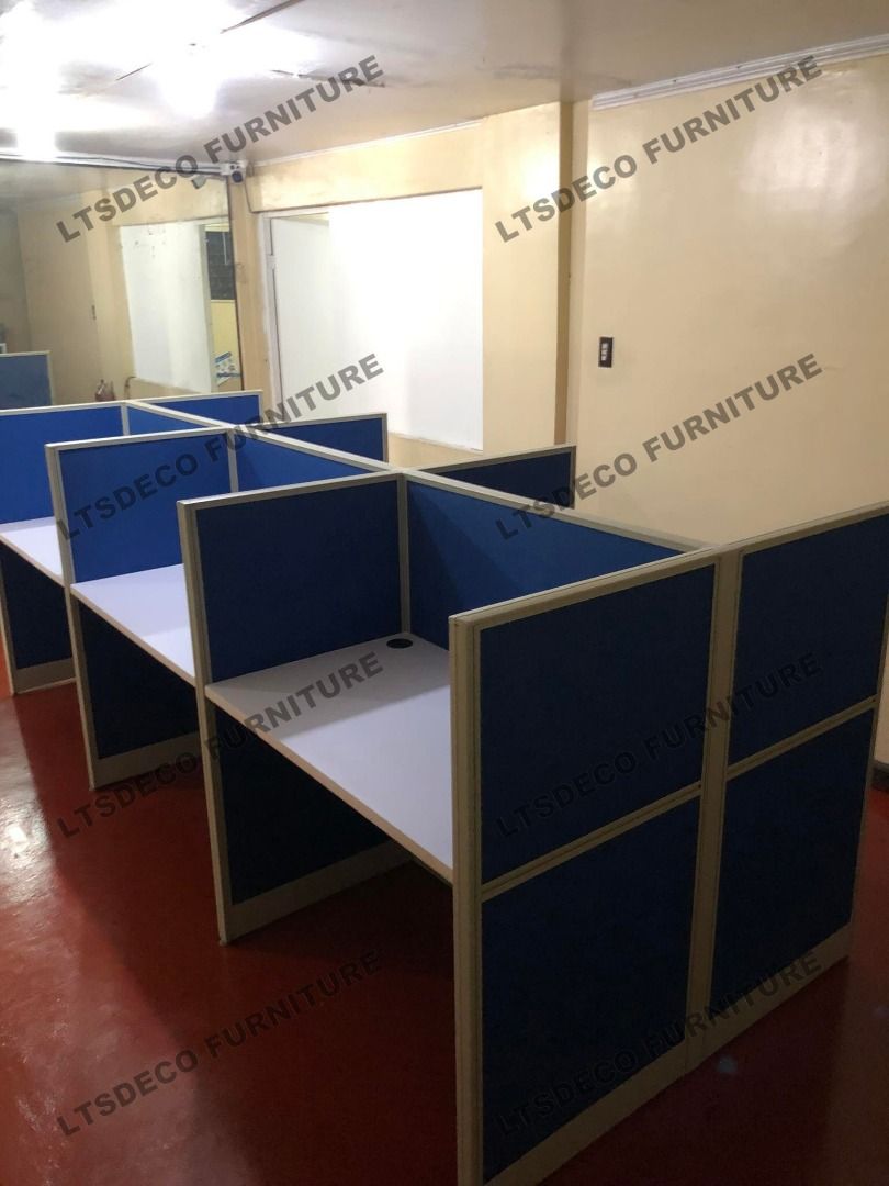 office partition call center tables / full fabric modular office ...