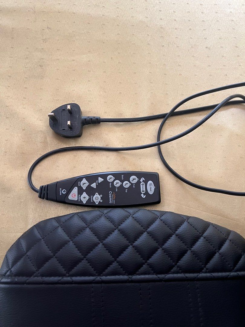 Ogawa Mobile Seat Cozmic (Back Massager) (Category: Massage Devices) located in Marikina City. Submitted by chynnatown (Listing ID 1250244225, Image 3). Description: Slightly used but in good (8/10) condition. Comes with the box and all accessories. Originally priced at 20k in stores! RFS: decluttering Details Power input: 100-240V~, 50-60Hz Power Consumption: 35W Auto Timer: 15 Minutes Weight: 5.1kg/7.3kg Dimension (Folded): 785(L) - 210(W) - 45