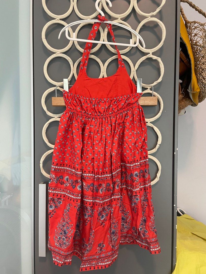 Red bandana shop dress old navy