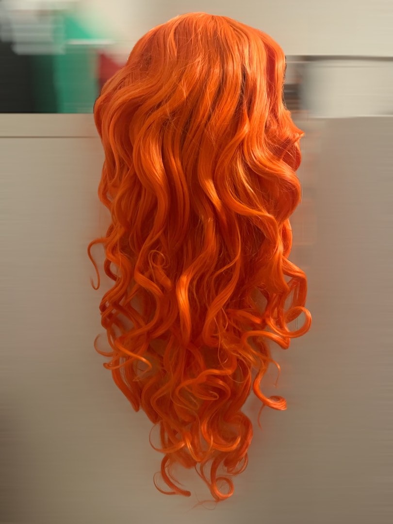 Orange hair wig clearance