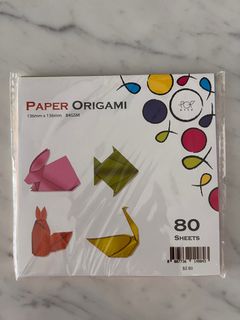 Brand new origami paperbane transparent paper, Hobbies & Toys