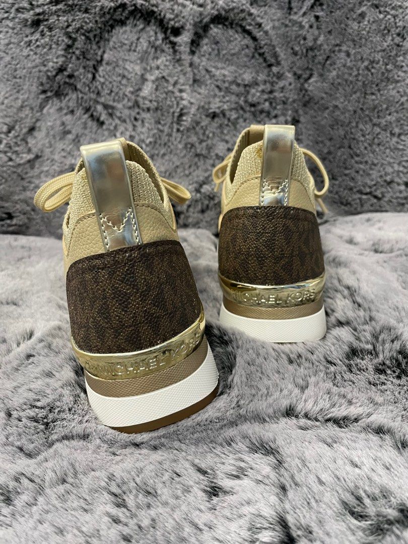 michael kors shoes leather upper rubber outsole