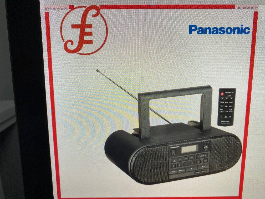 Panasonic RX-D550 Bluetooth Boombox with CD Player