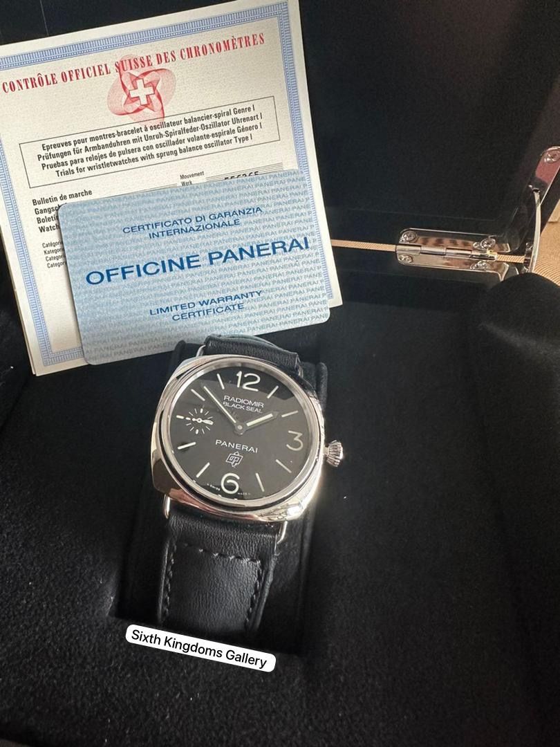 Panerai Radiomir Black Seal Logo 45mm PAM 00380