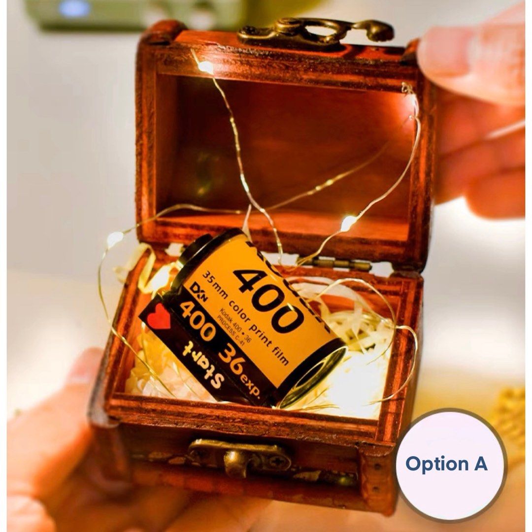 Personalised Photo Film Roll Customised Anniversary Birthday Wedding