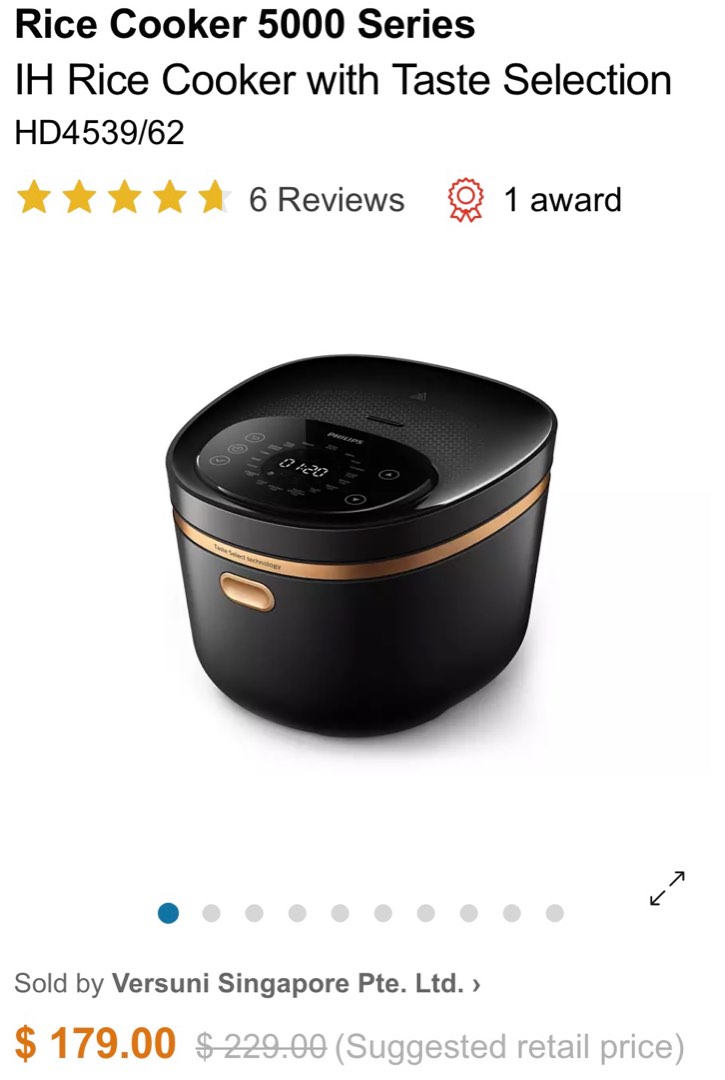 Philips induction rice cooker discount