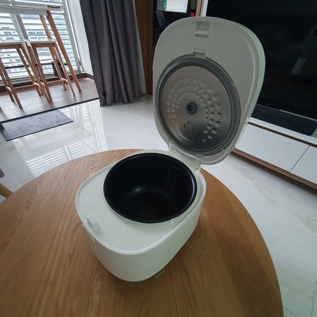 Philips HD4533/63 Rice Cooker 1.8 Litres Fuzzy Logic Smart, TV & Home Appliances, Kitchen