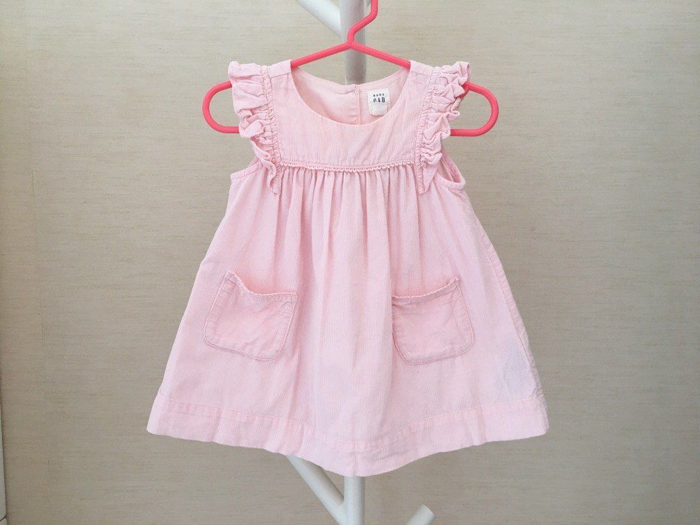 Pink Dress Baby gap 24 bulan Aln N D438 Bayi Anak Baju Bayi