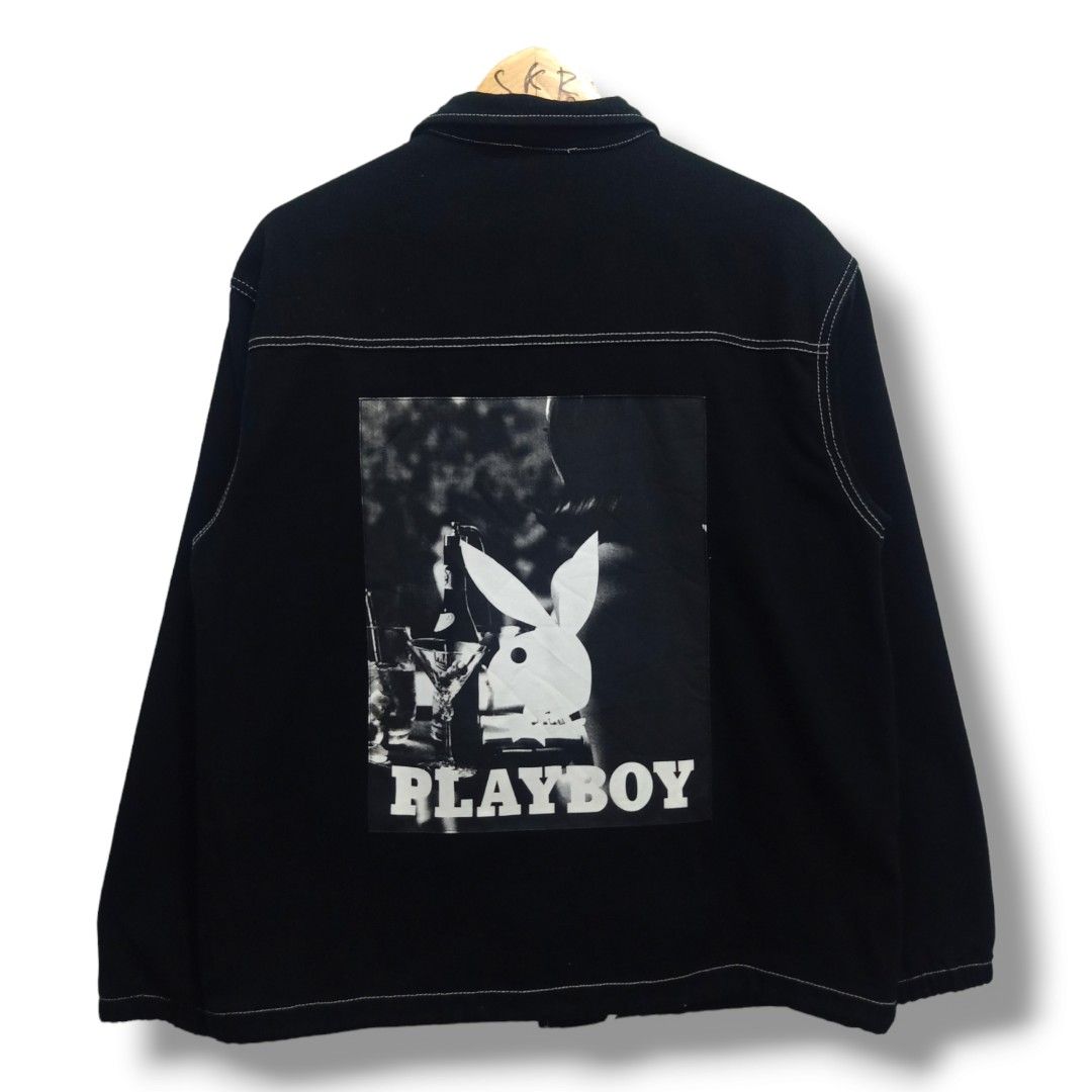 Supreme playboy denim jacket best sale