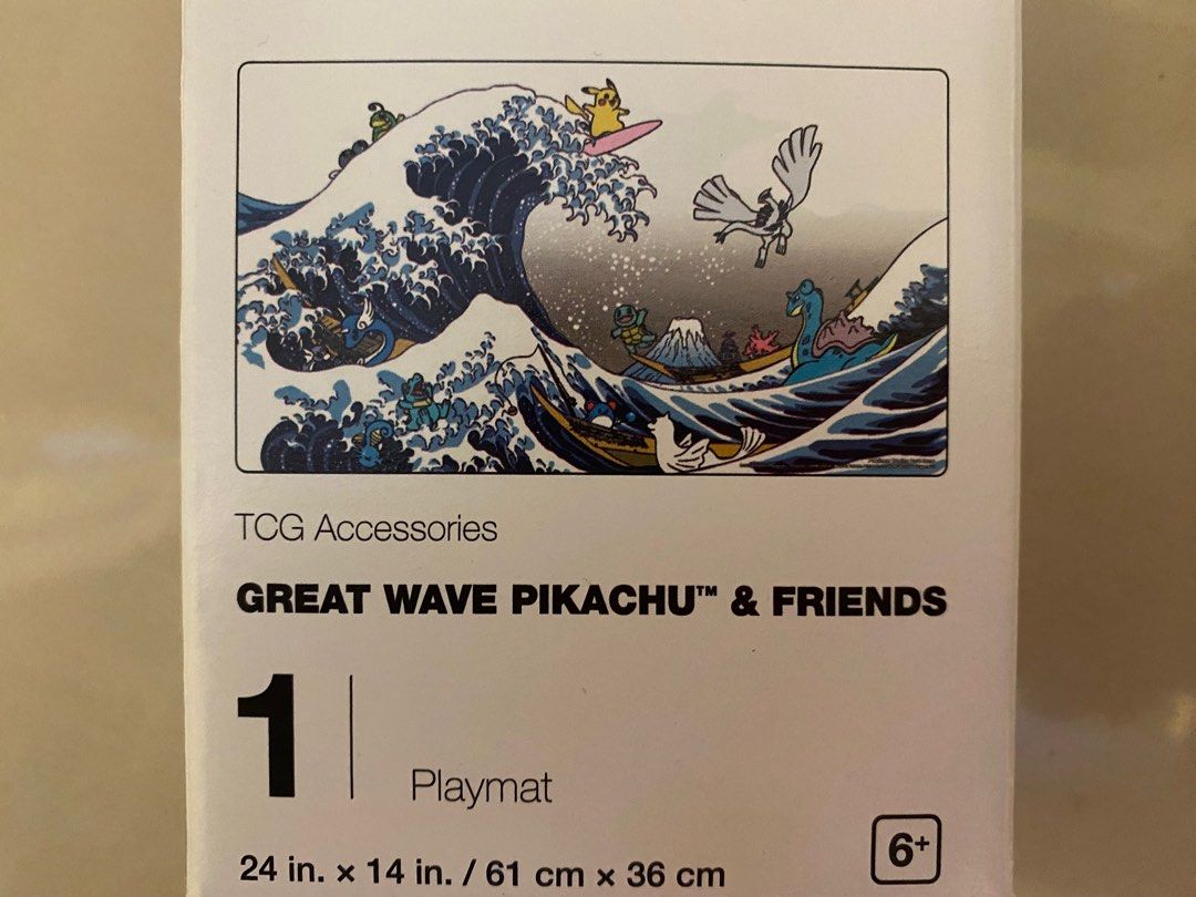 Pokemon Center Playmat - Great wave pikachu & friends