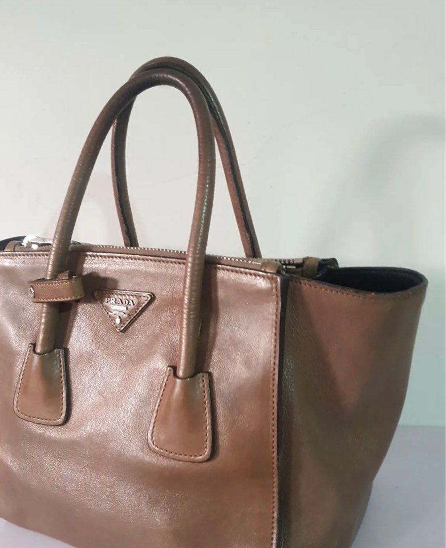 Prada Tan Twin Pocket Galleria Bag ALC0380