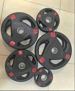 Promo Package for Olympic Tri Grip Plates  (BLACK)
5kg - 25kg  = 15,000
