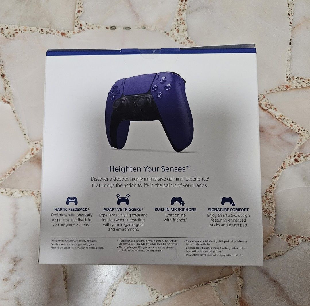 PS5 Dualsense Controller Galactic Purple, Video Gaming, Gaming Accessories,  Controllers on Carousell