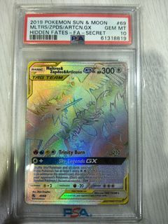 2019 Moltres, Zapdos, & Articuno GX (Secret) PSA 9 – Kollector's Nest