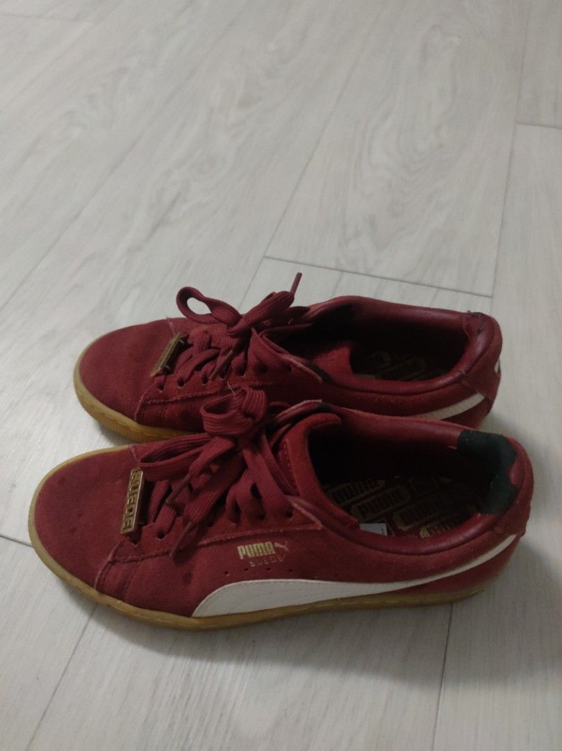 Puma suede top classic maroon