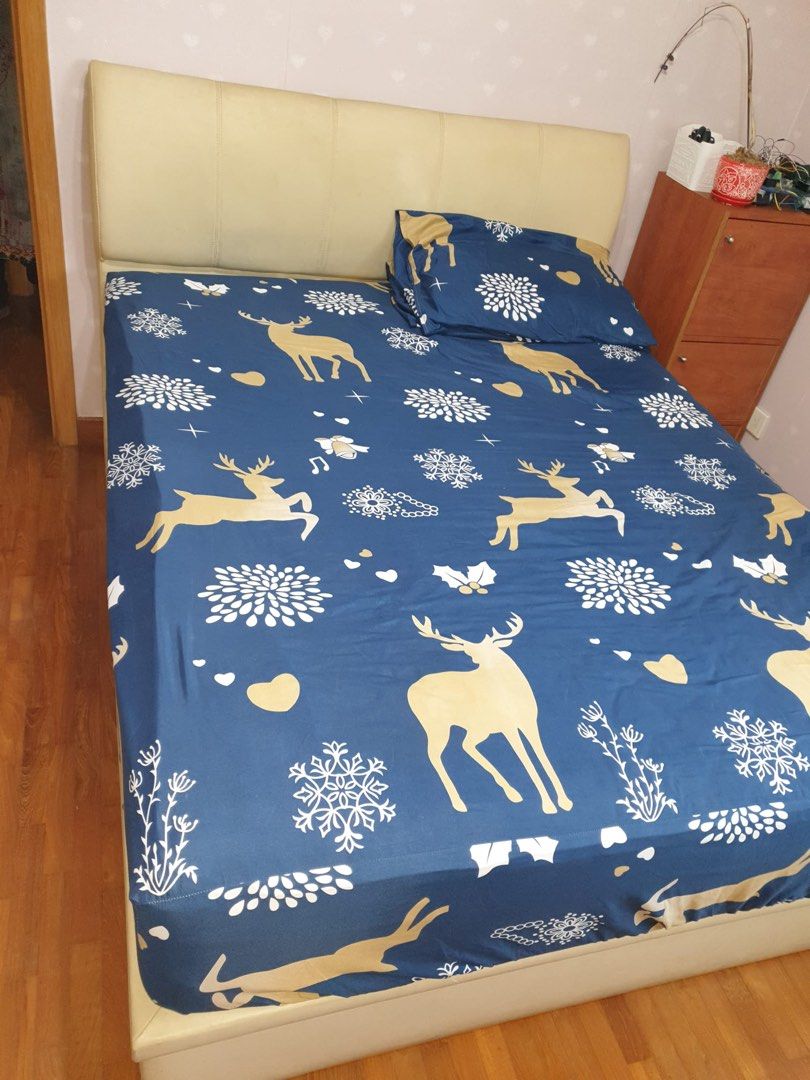 Queen size storage bed, Furniture & Home Living, Furniture, Bed Frames